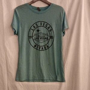 Next Level Apparel Blue Las Vegas Tee